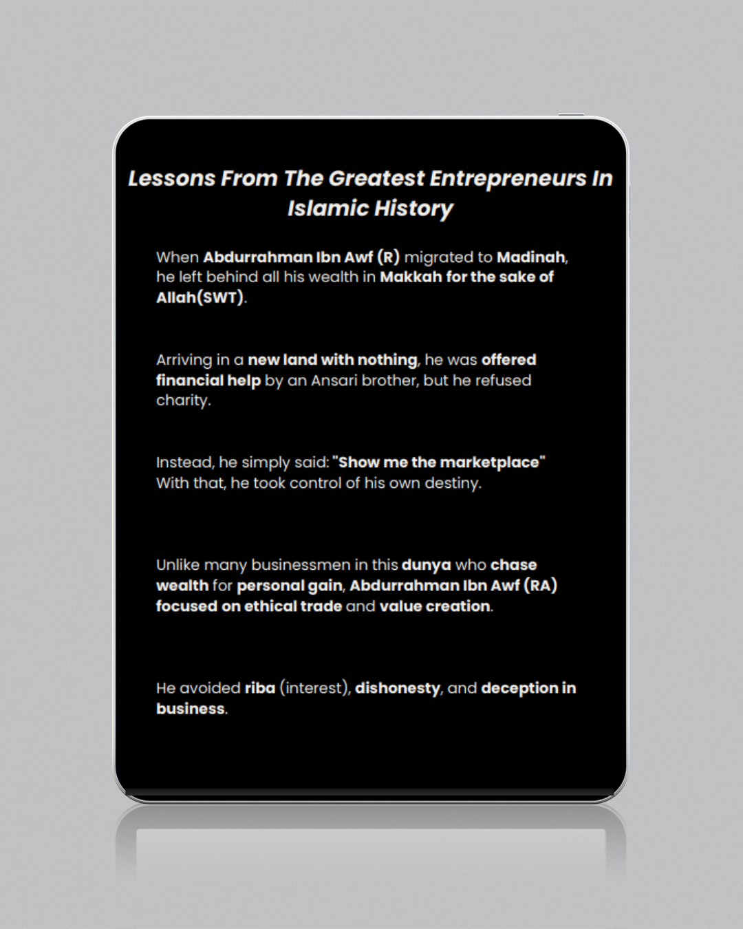 The DeenPreneur System